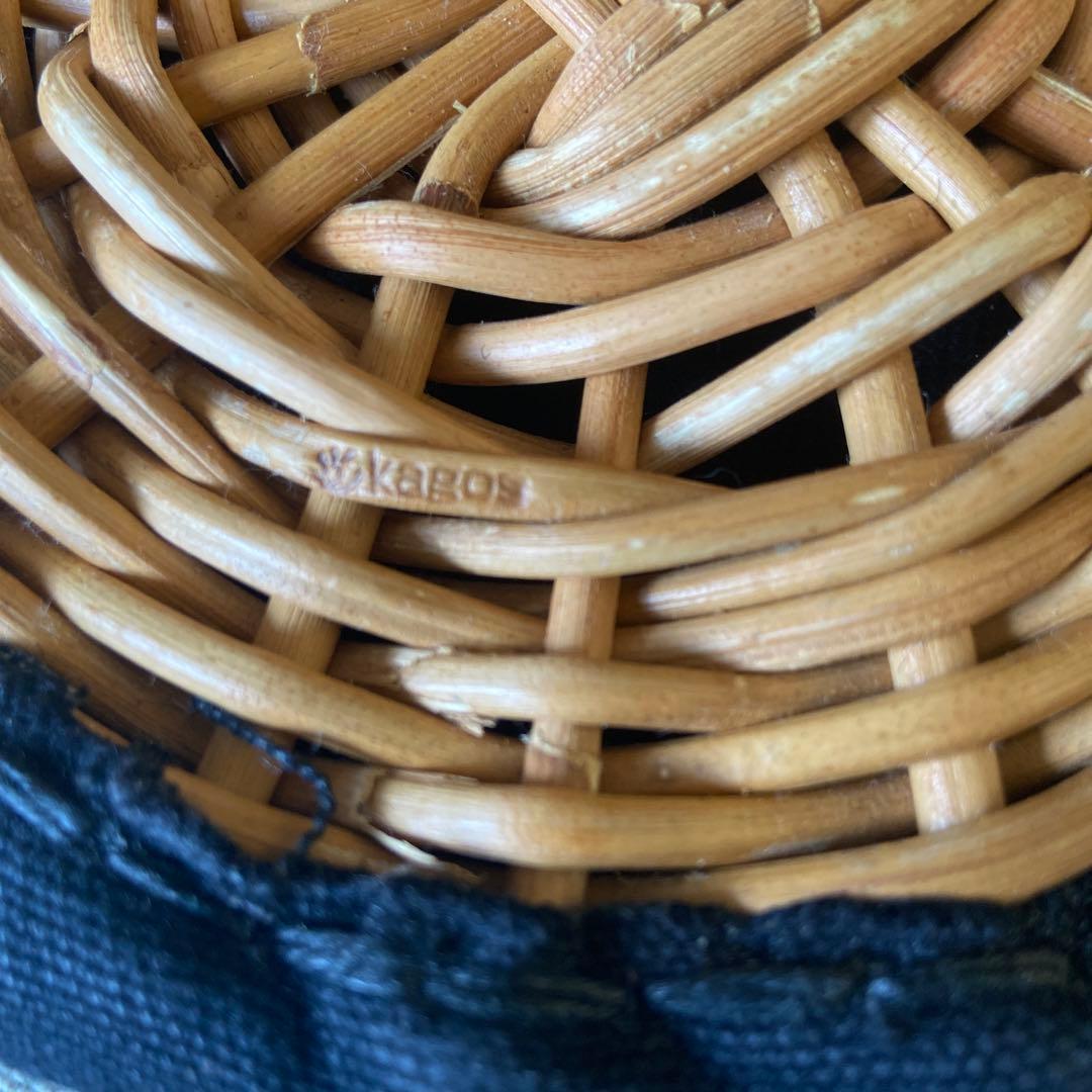 ebagos サークルショルダーバッグ　防水キャンバス　黒