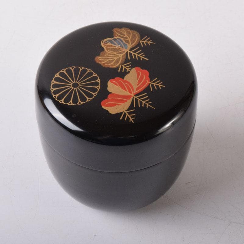 茶道具　観斉造　高台寺蒔絵　棗　共箱　V　7508