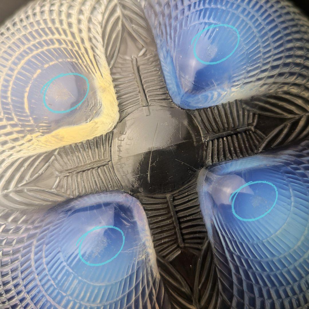 【光の表情】1924年ルネ・ラリック コキーユ 19㎝大鉢オパルセントアールデコ