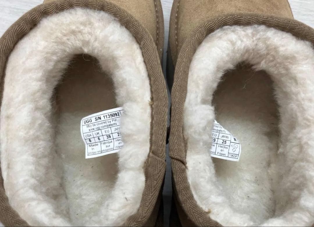 UGG CLASSIC ULTRA MINI ムートンブーツ厚底