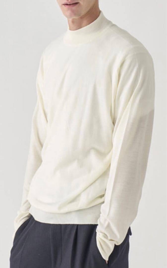 新品未使用　JOHN SMEDLEY KILDAY モックネック長袖ニット