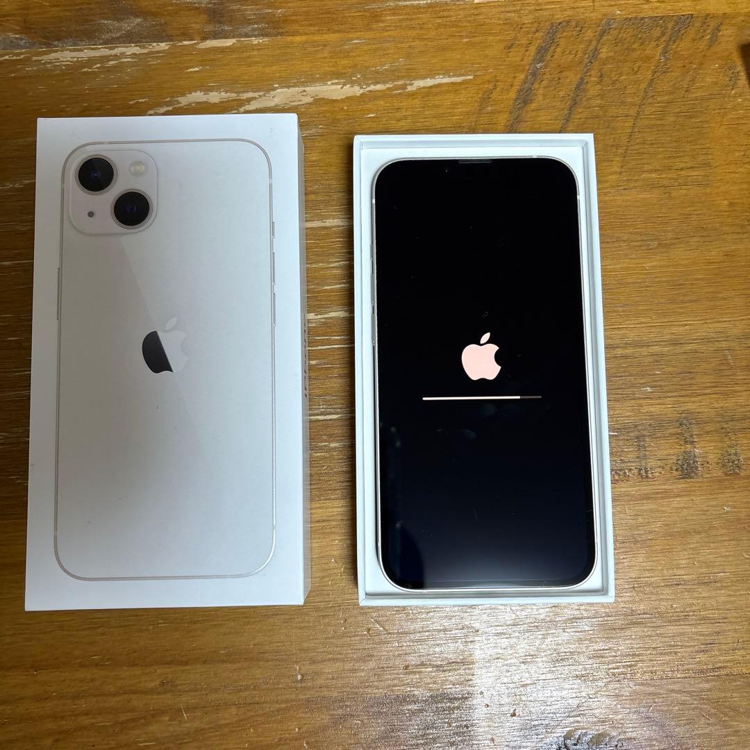 iPhone 13 128GB 美品 バッテリー85％　ホワイト