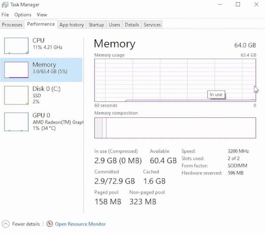 ミニPC ThinkCentre M75q Gen2 64GB
