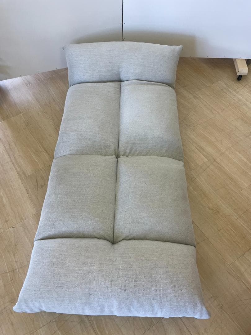 日本製　座椅子 リヨン　クッション　ごろ寝　椅子　チェア　ソファ　グレー