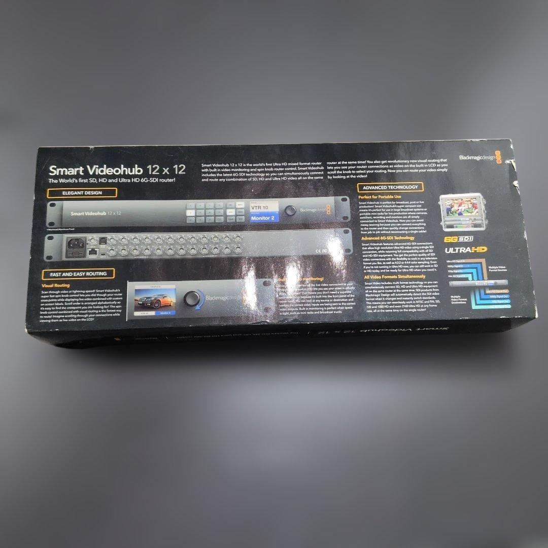 分配器・切替器 Blackmagicdesign Smart Videohub 12x12