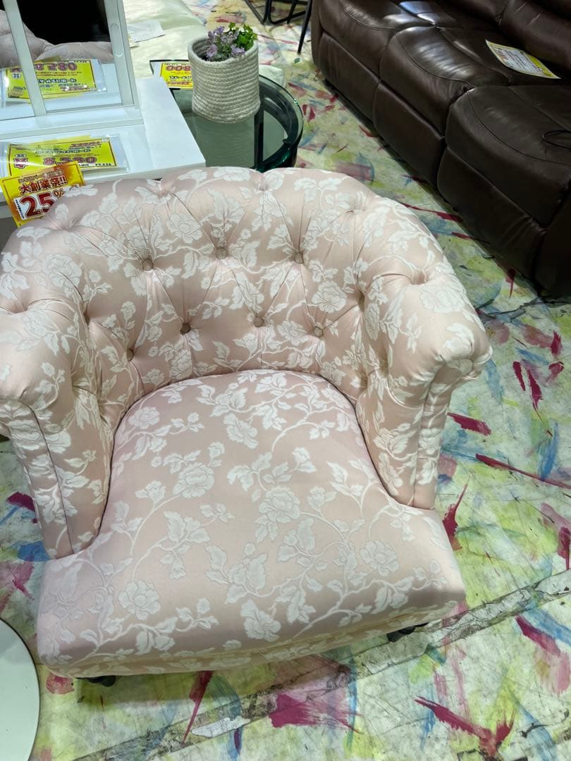 【輸入家具】ジェニファーテイラ- アームチェア 参考価格9.３万の品　A