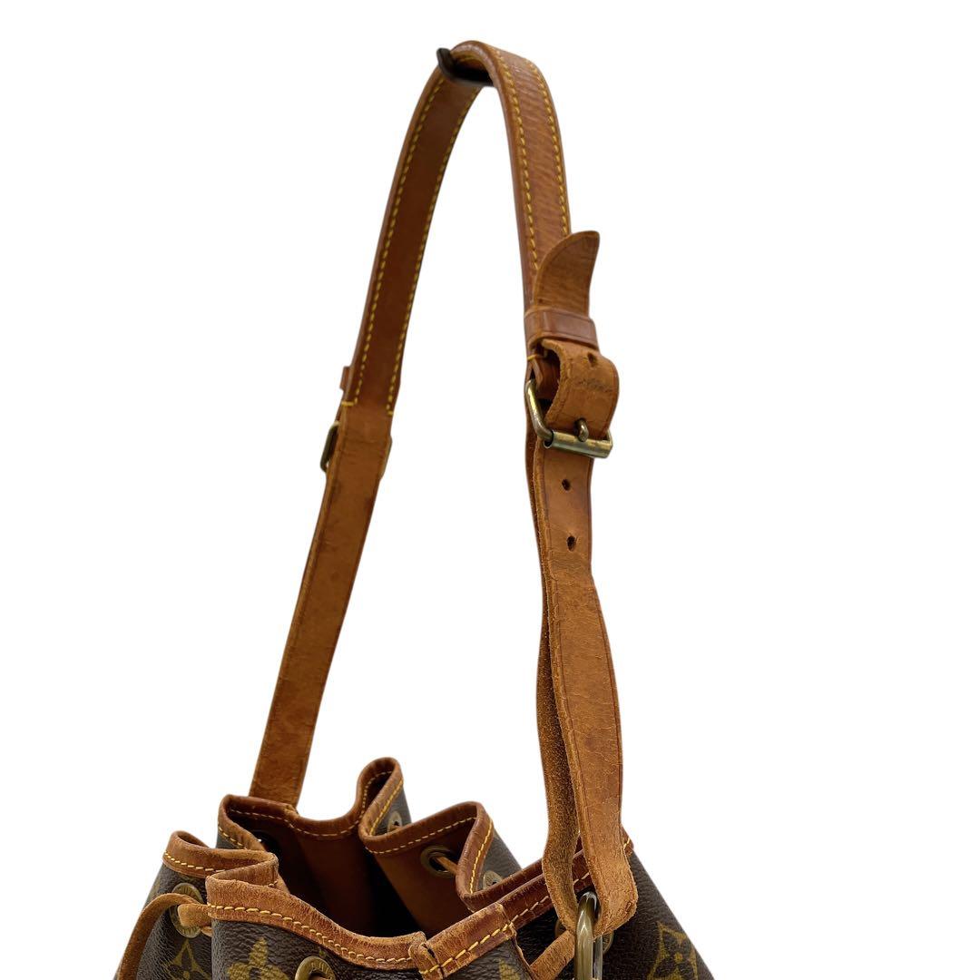 【LOUIS VUITTON】プチノエ　モノグラム　セミショルダーバッグ　巾着型