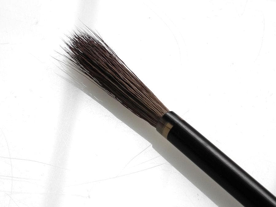 【Amami 新品文具】大筆　限定品　二号　純黒山馬　菊壽堂製筆