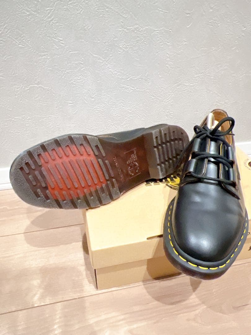 靴 Dr.Martens 1461 GHILLIE BLACK VINTAGE