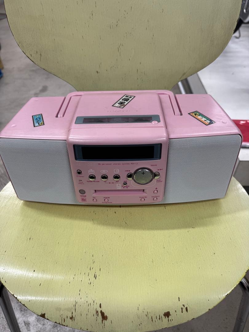 KENWOOD MDX-L1 希少「ピンク」　リモコン・コンセント無し　実働