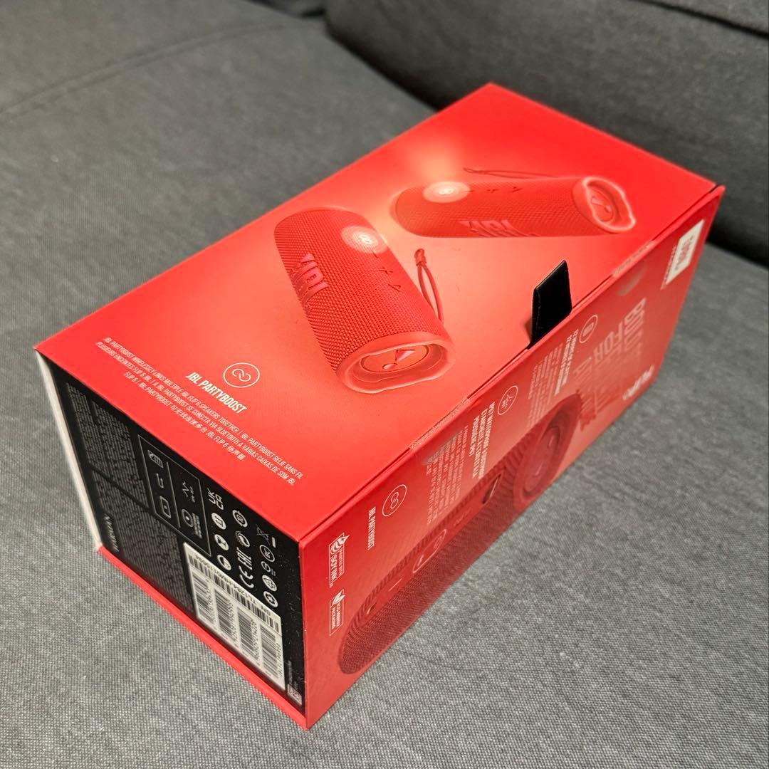 JBL FLIP6 赤　ワイヤレススピーカー防水機能