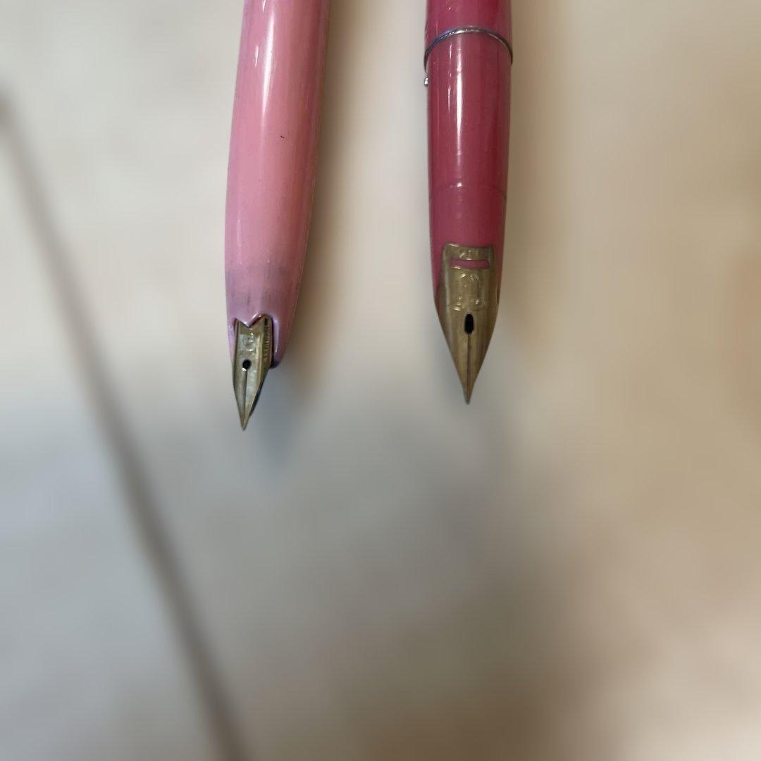 14K SAILOR &14K PLATINUM 万年筆ヴィンテージレトロ 。0