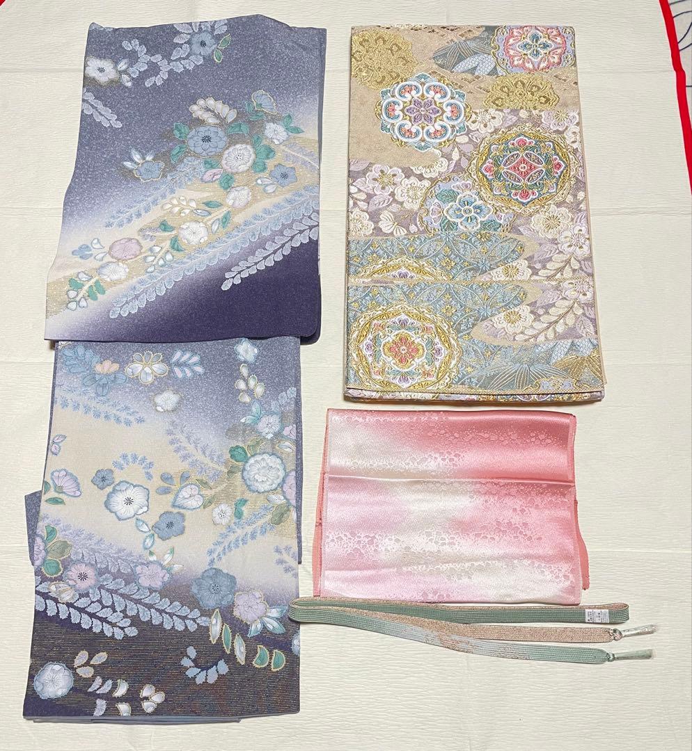 訪問着フルセット　辻ヶ花　金彩　絞り　入学式　卒業式　結婚式　正絹