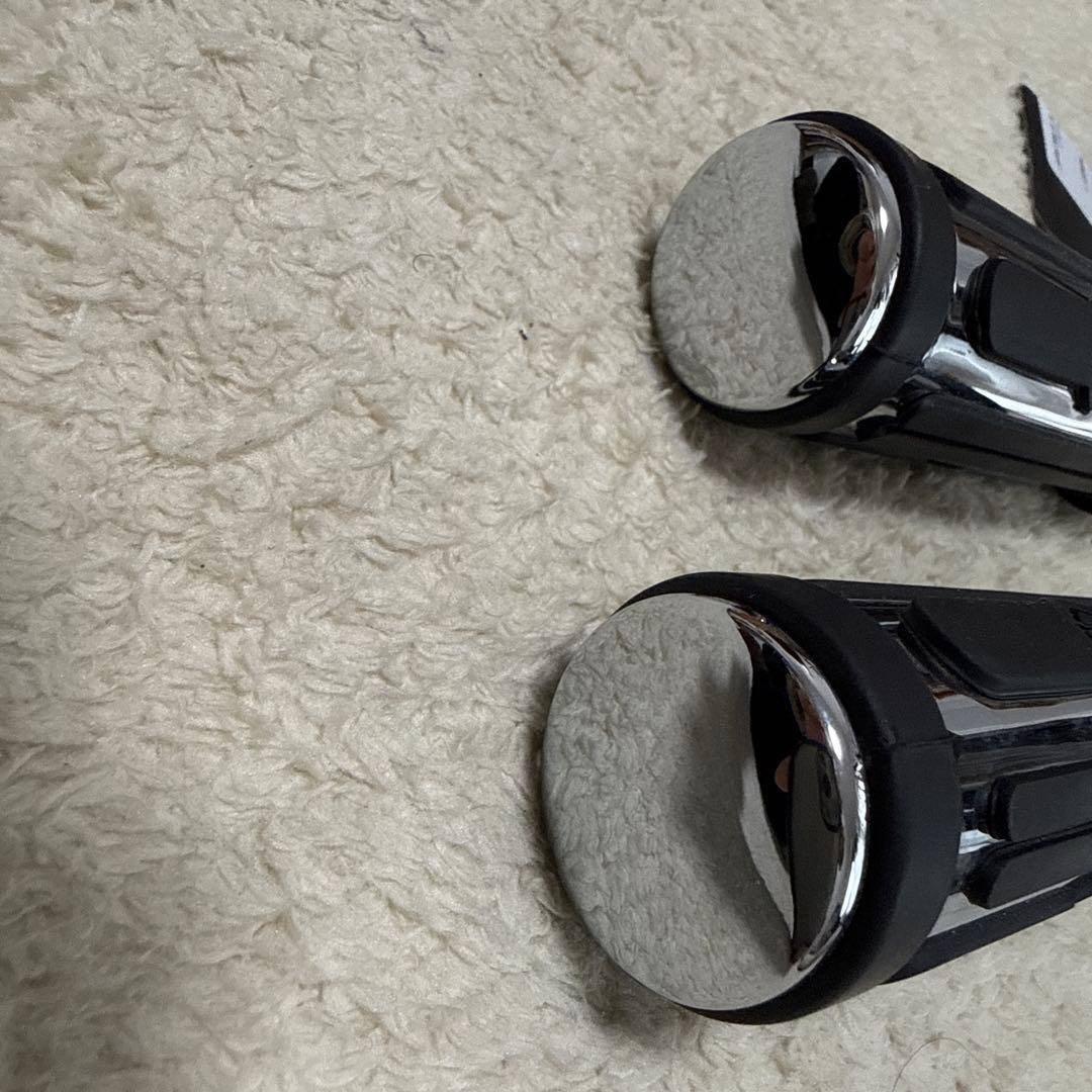 ハーレーダビッドソン　グリップ　クローム&ラバー　純正