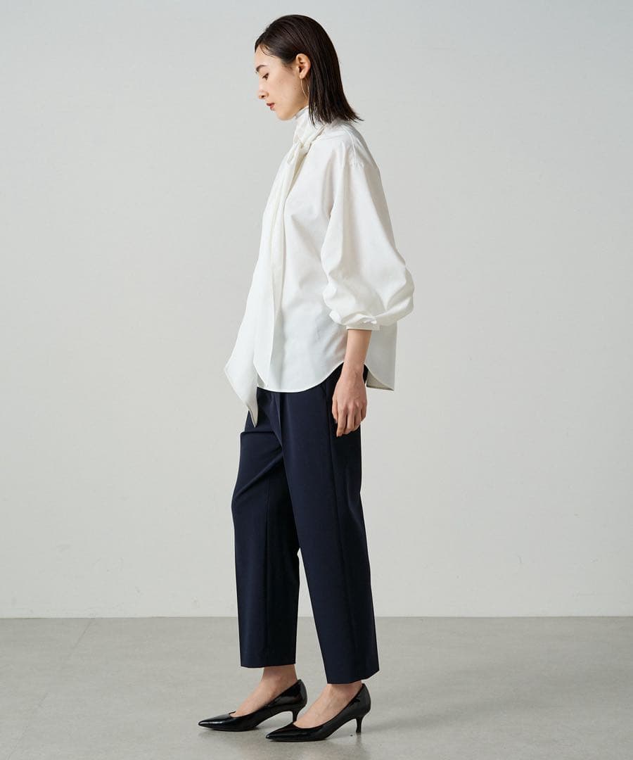 【Atelier N°5/アトリエヌメロサンク】タイプライターボウタイブラウス