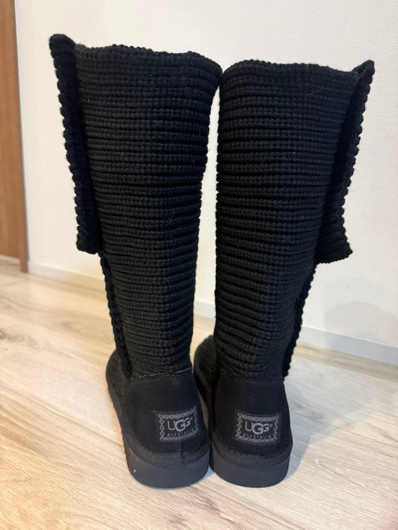 UGG ニットブーツ 黒