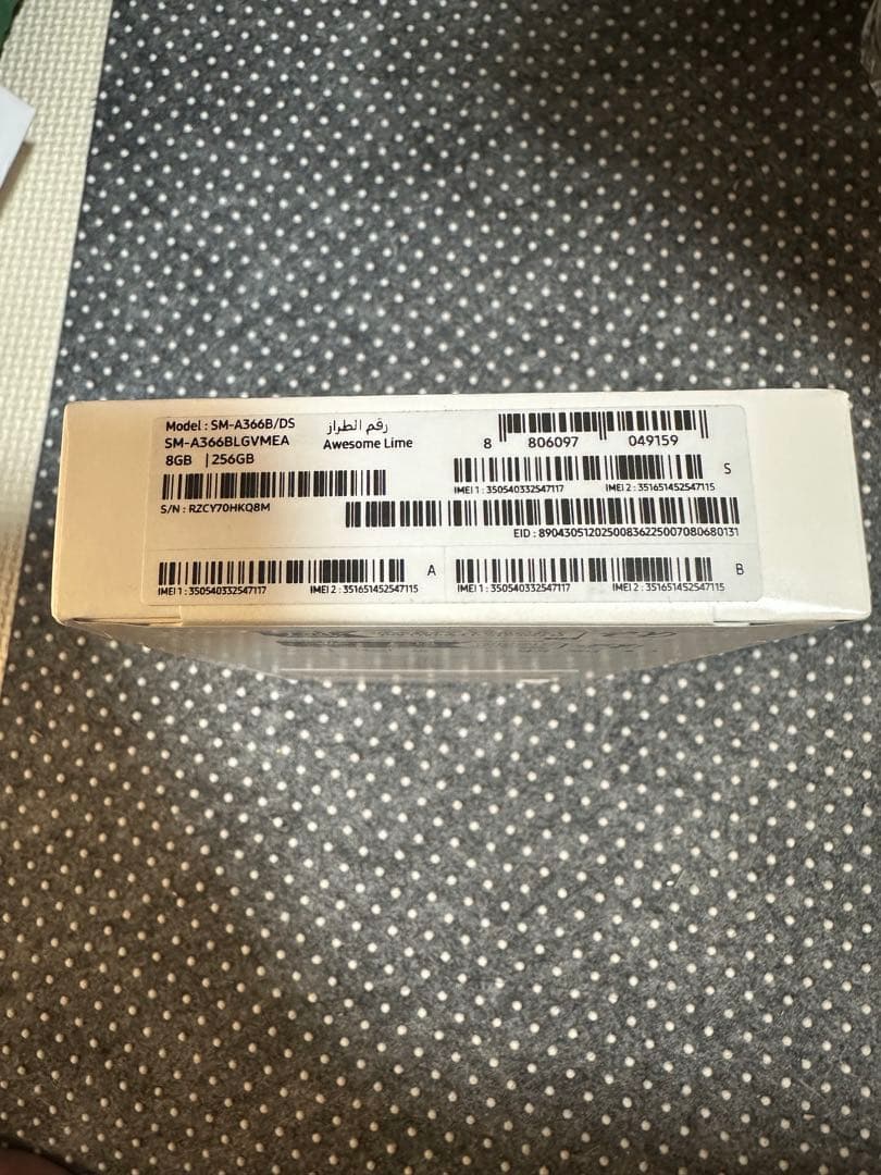 スマートフォン本体 SamsungGalaxy A36 5G Yellow 256GB8GB RAM