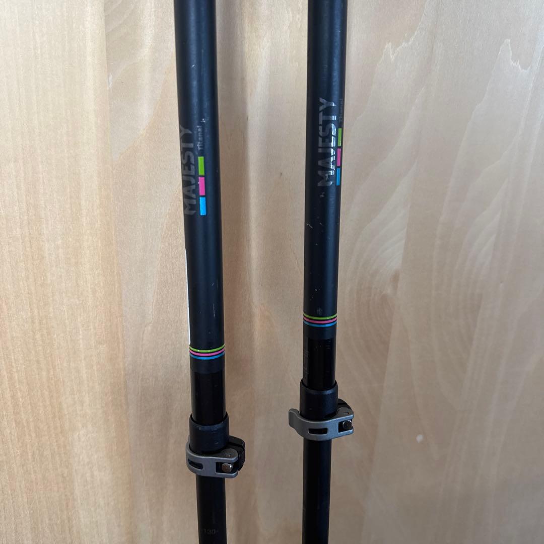 MAJESTY スキー用ストック ブラック