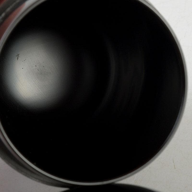 茶道具　中村宗悦作　時鳥蒔絵　長棗　仕覆付　共箱　V　9630