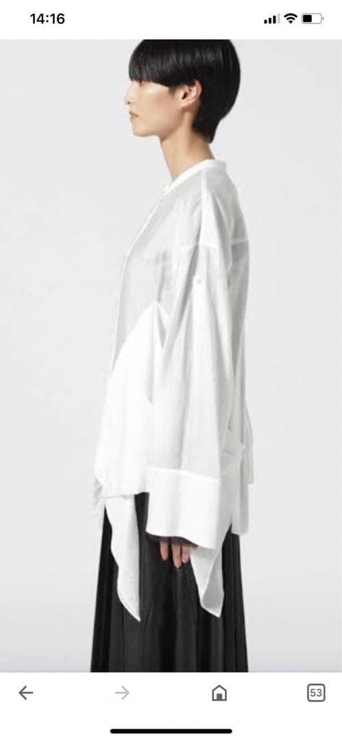 UN3Dオリガミシャツブラウス