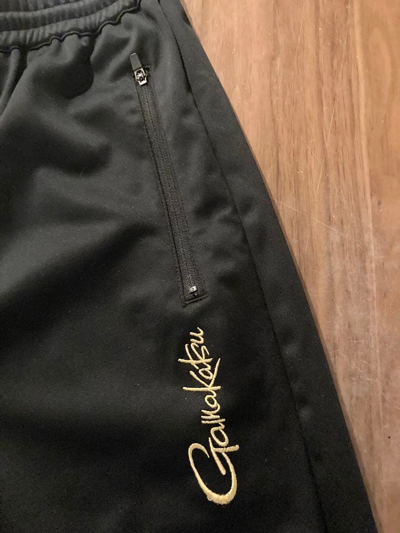 がまかつ　GM-3535 ブリーズテックススーツ Lサイズ　ブラック×ネイビー