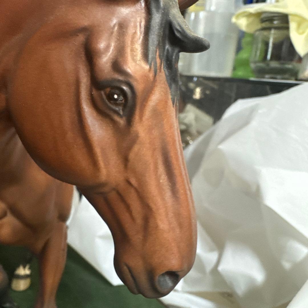 ☆馬・高級置物【ロイヤルドルトン・焼き物】訳あり☆