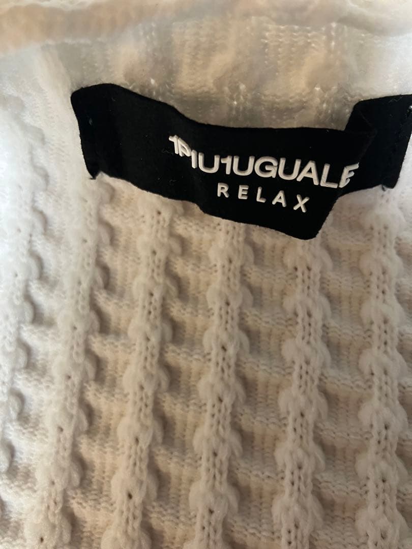 ★最終値下げ★1PIU1UGUA RELAX ホワイトジャージ上下セット