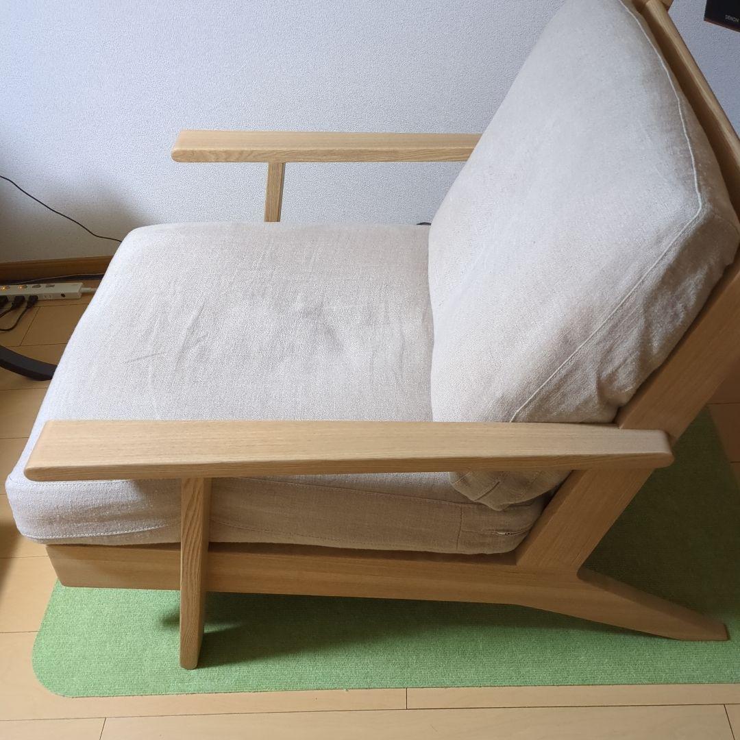 Re:CENO product｜1人掛けソファー NOANA【ナチュラル】