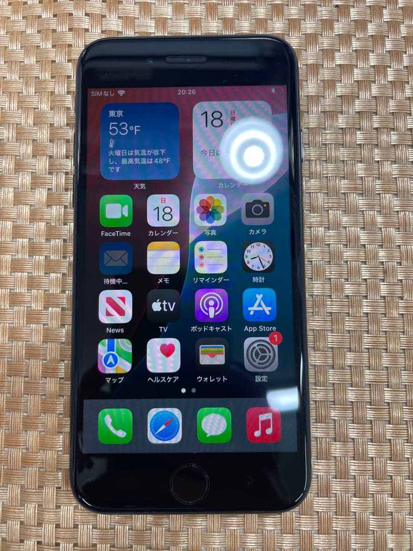 iPhone SE 第3世代 64 GB ミッドナイト　SIMフリー【7956】