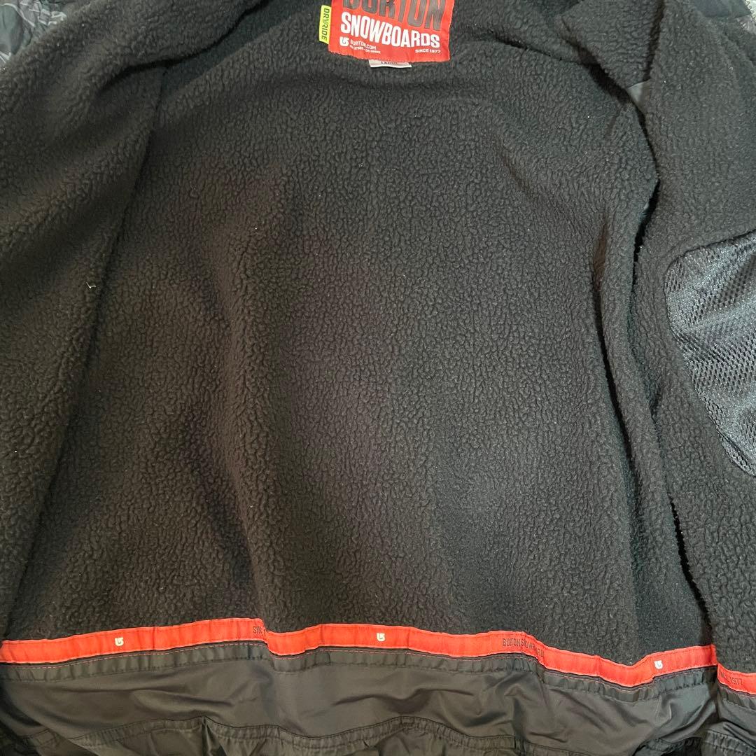 Burtonバートンスキーウェアスノーボードジャケットパーカー黒ブラック迷彩希少