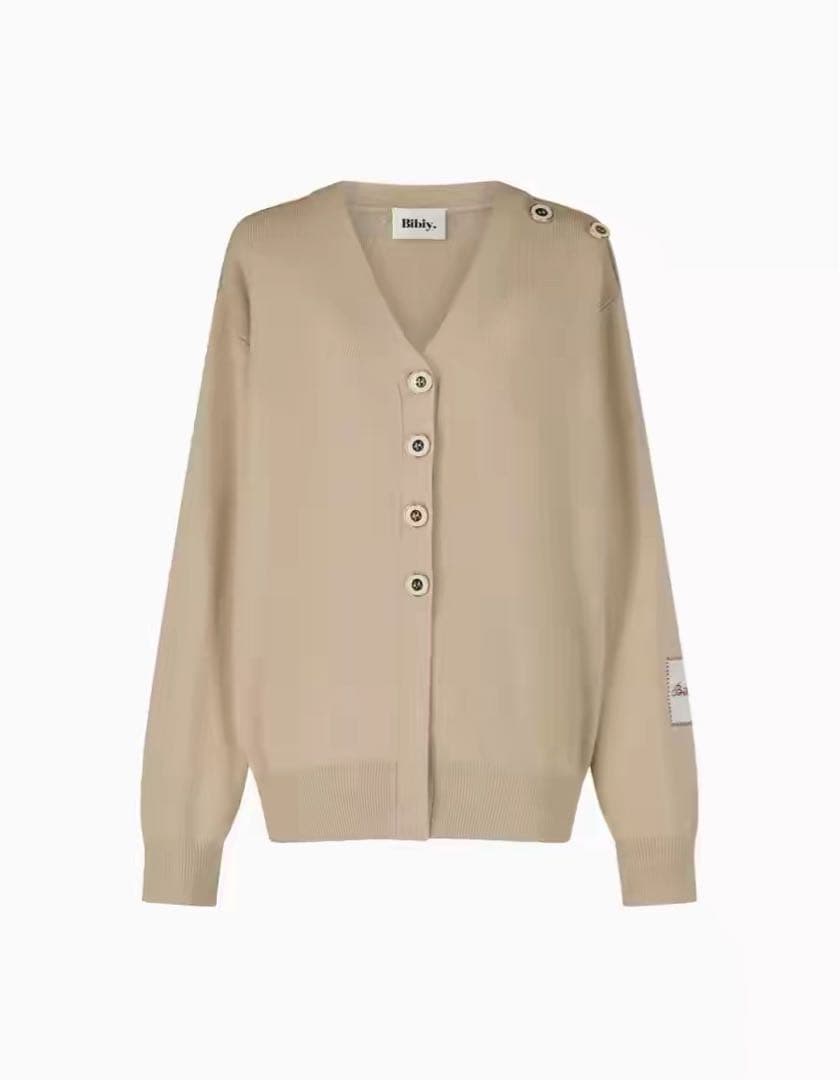【新品タグ付】bibiy ベージュBIBIY. DINER CARDIGAN