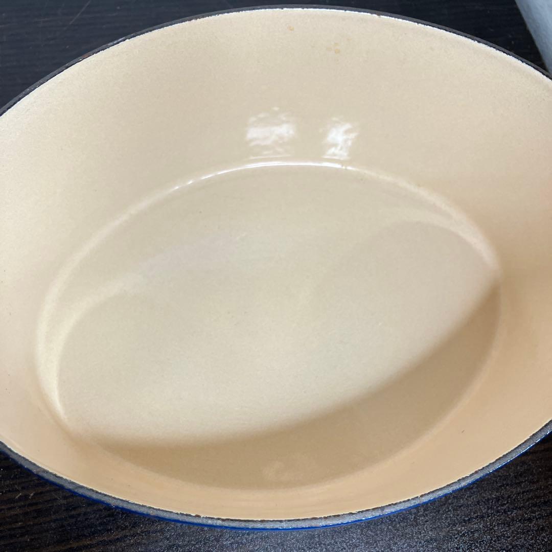 nomar ノマール 鋳物ホーロー 両手鍋 3.4L フランス製 ブルー