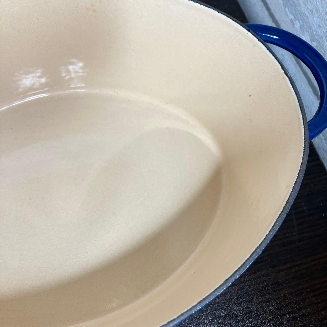 nomar ノマール 鋳物ホーロー 両手鍋 3.4L フランス製 ブルー