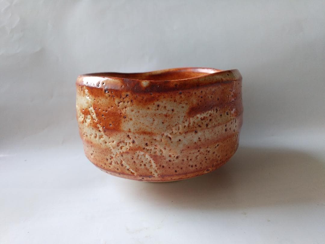 加藤秀山 紅志野 志野焼 志野茶碗 共箱 茶道具 茶器 茶碗 新品 未使用 美品
