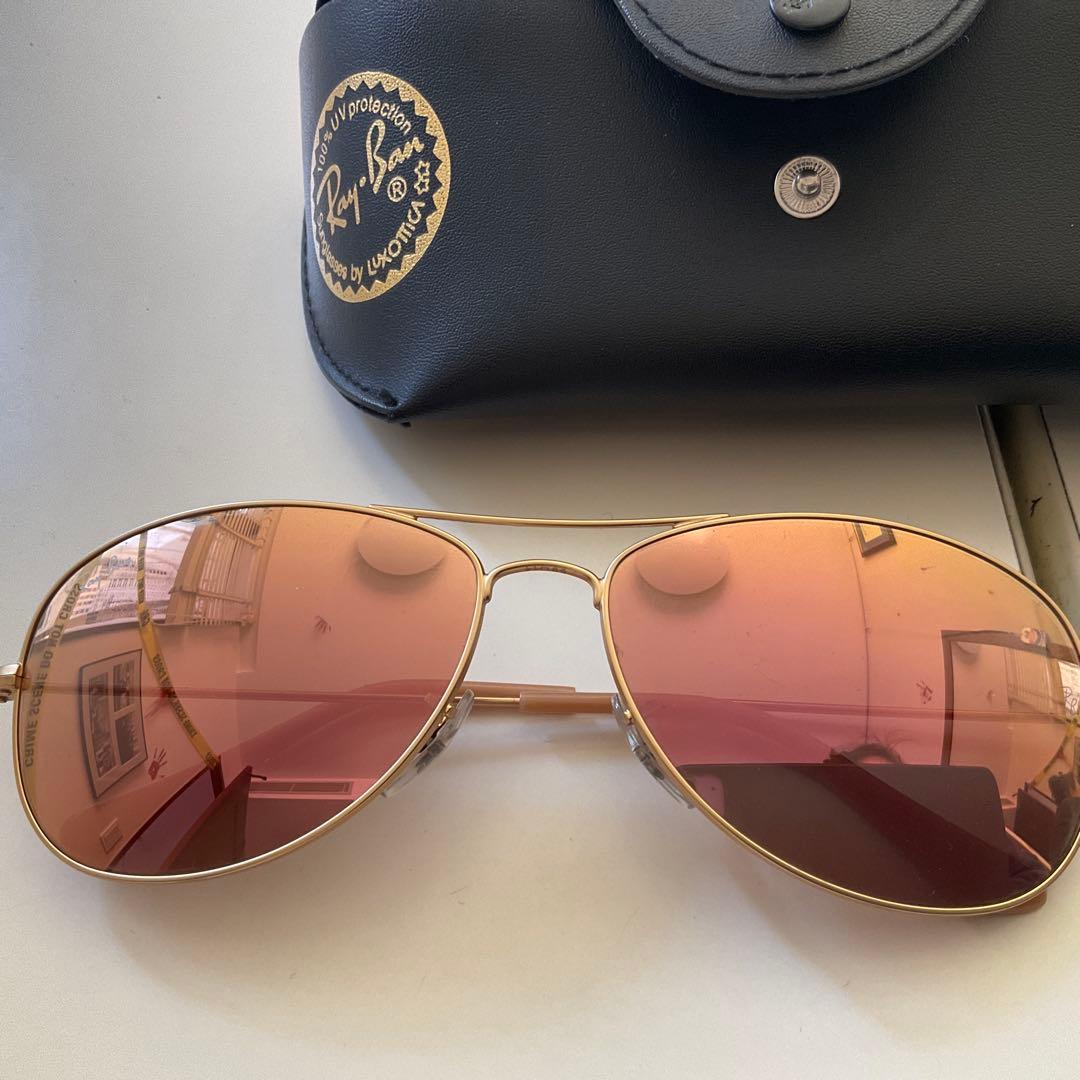 レイバン　サングラス　ミラーレンズ