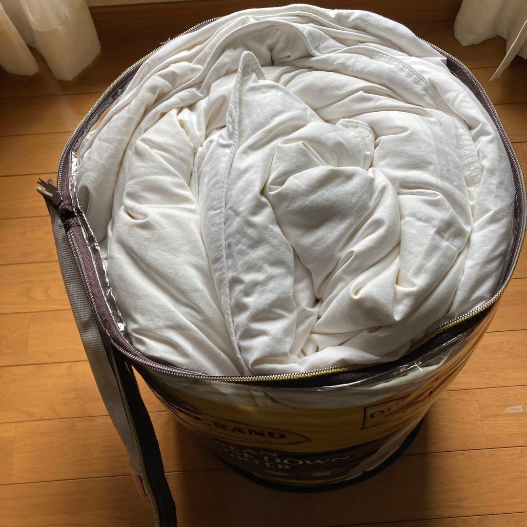 コストコ HOTEL GRAND ホワイトグースダウン掛け布団 クイーンサイズ