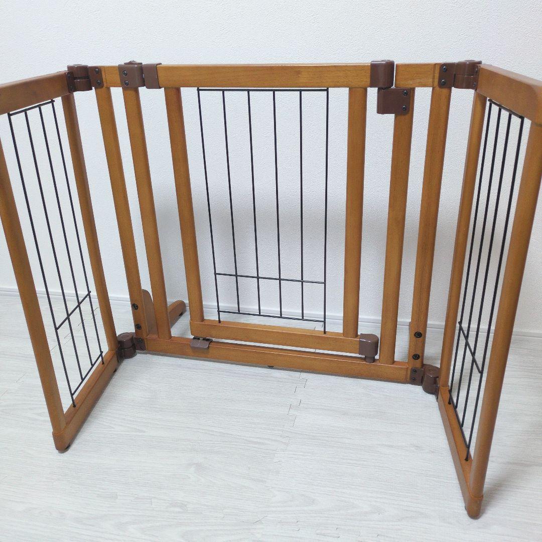 ✨️美品✨️Richell リッチェル ペット用 木製おくだけドア付ゲート S