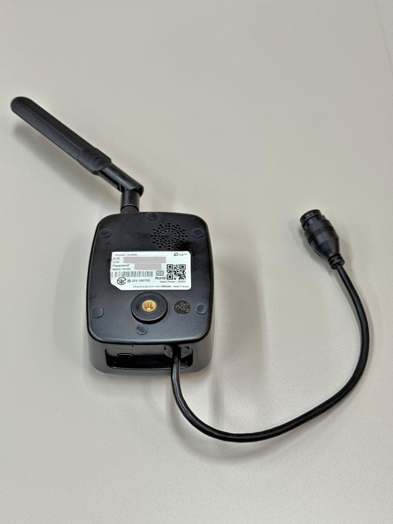 プラネックス屋外監視カメラCS-QS30＋マウント＋PoEインジェクタ