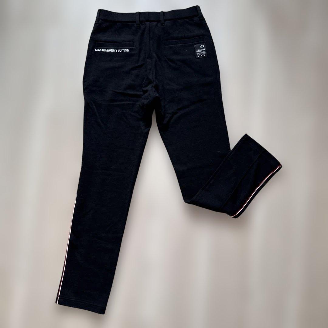 現行モデル　極美品　マスターバニー　パンツ　黒　M〜L相当　ウール100%　4