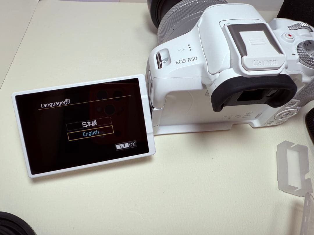 Canon EOS R50+レンズrf 18-45mm+sd card 32gb