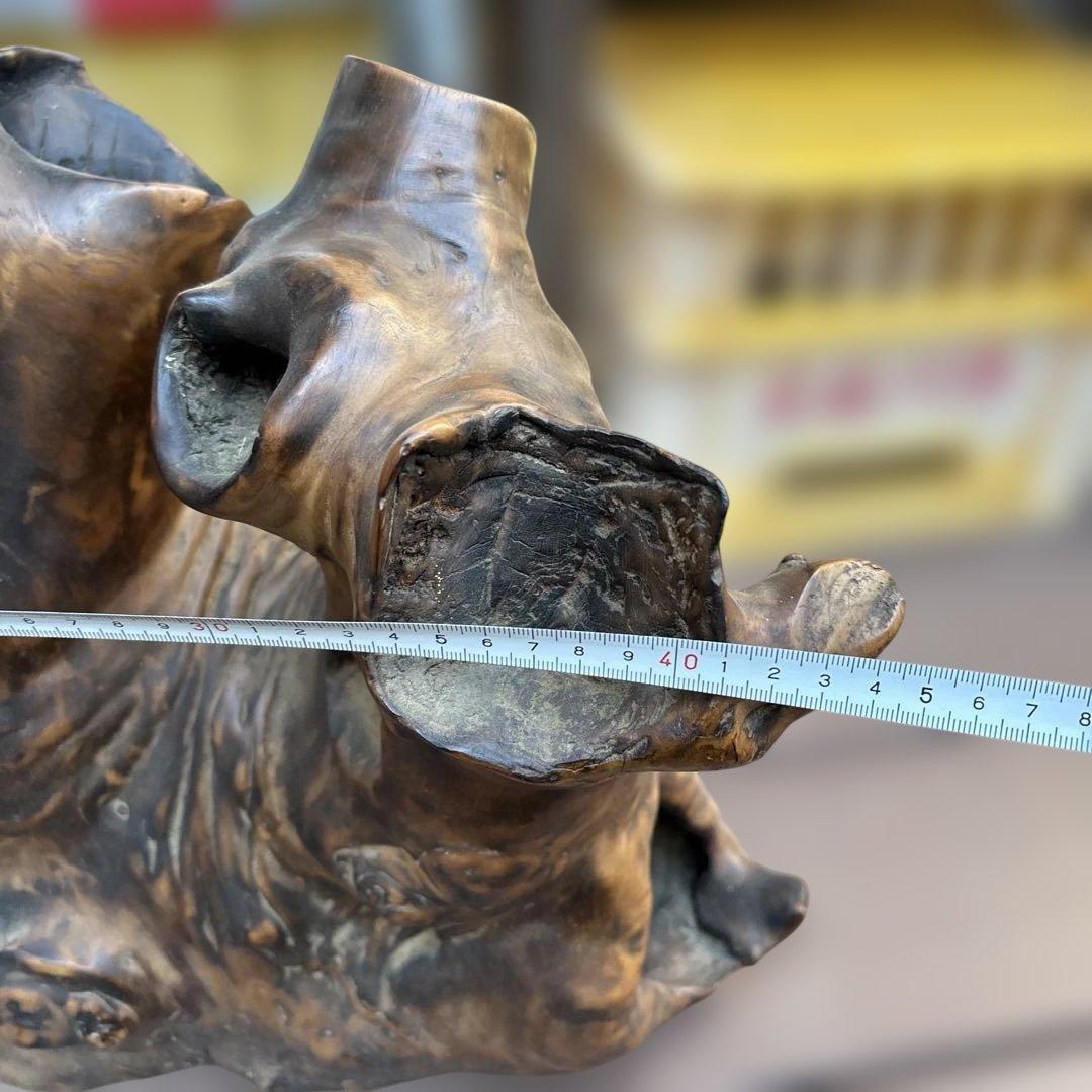 貴重 送料込み 高さ70cｍ 天然木の置物 木の洞 衝立　オブジェ インテリア