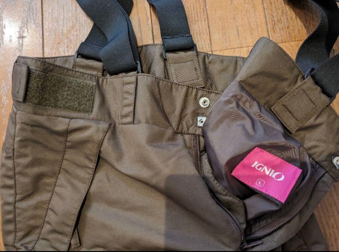 IGNIO スキーウェア 女性用 ピンク/ブラウン