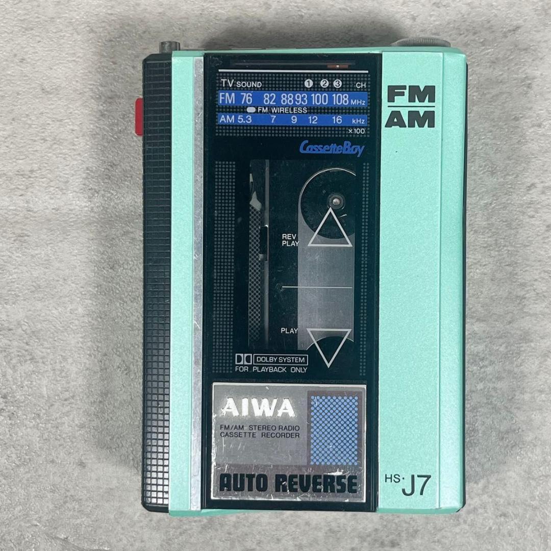 AIWA アイワ CassetteBoy カセットボーイ HS-J7 グリーン