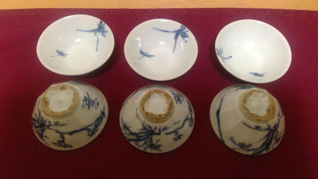 古伊万里焼？　染付皿　豆皿　骨董　明治　大正