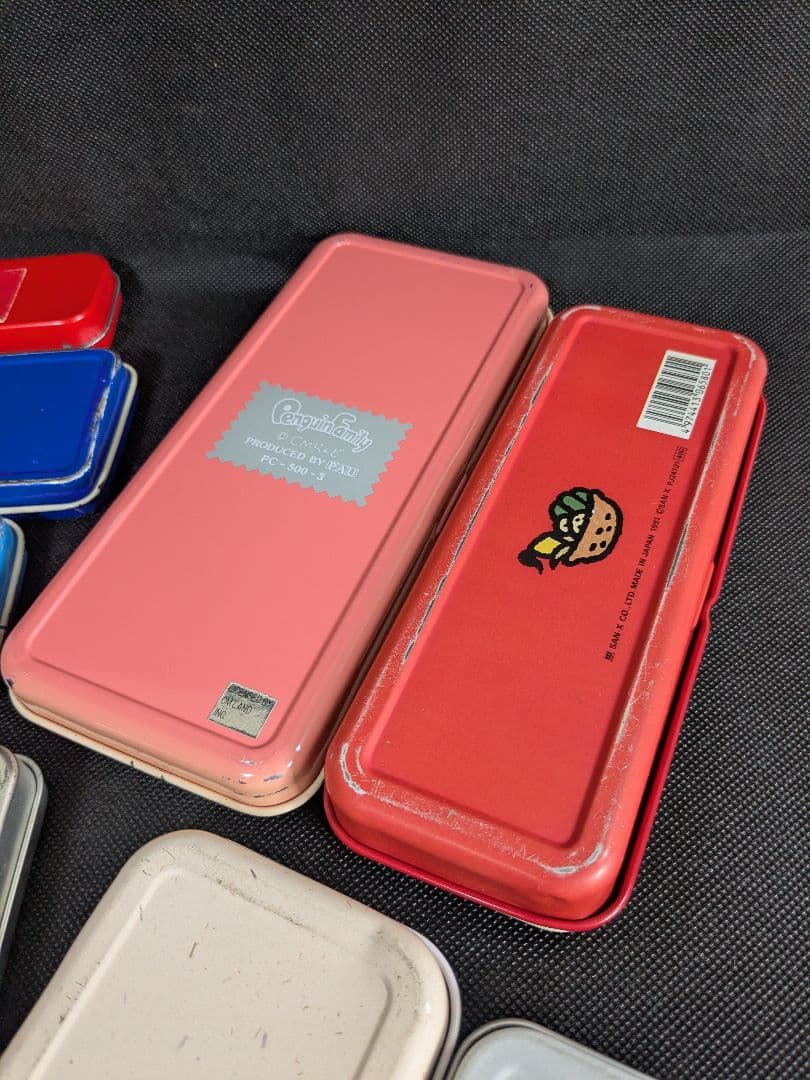 昭和レトロ 缶 ペンケース まとめ売り キャラクター 聖闘士星矢