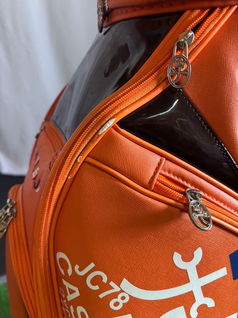 CASTELBAJAC オレンジ キャディバッグ