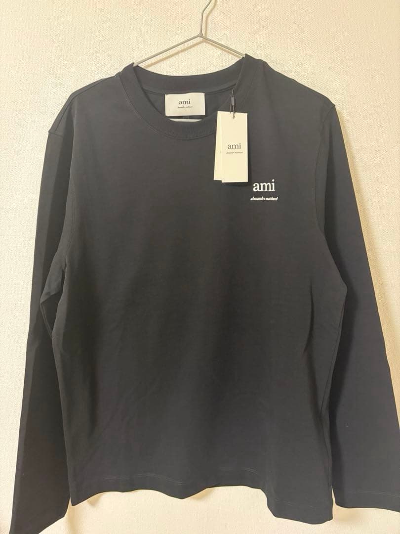【新品未使用】AMI PARIS ロゴ ロングスリーブTシャツ M 正規品