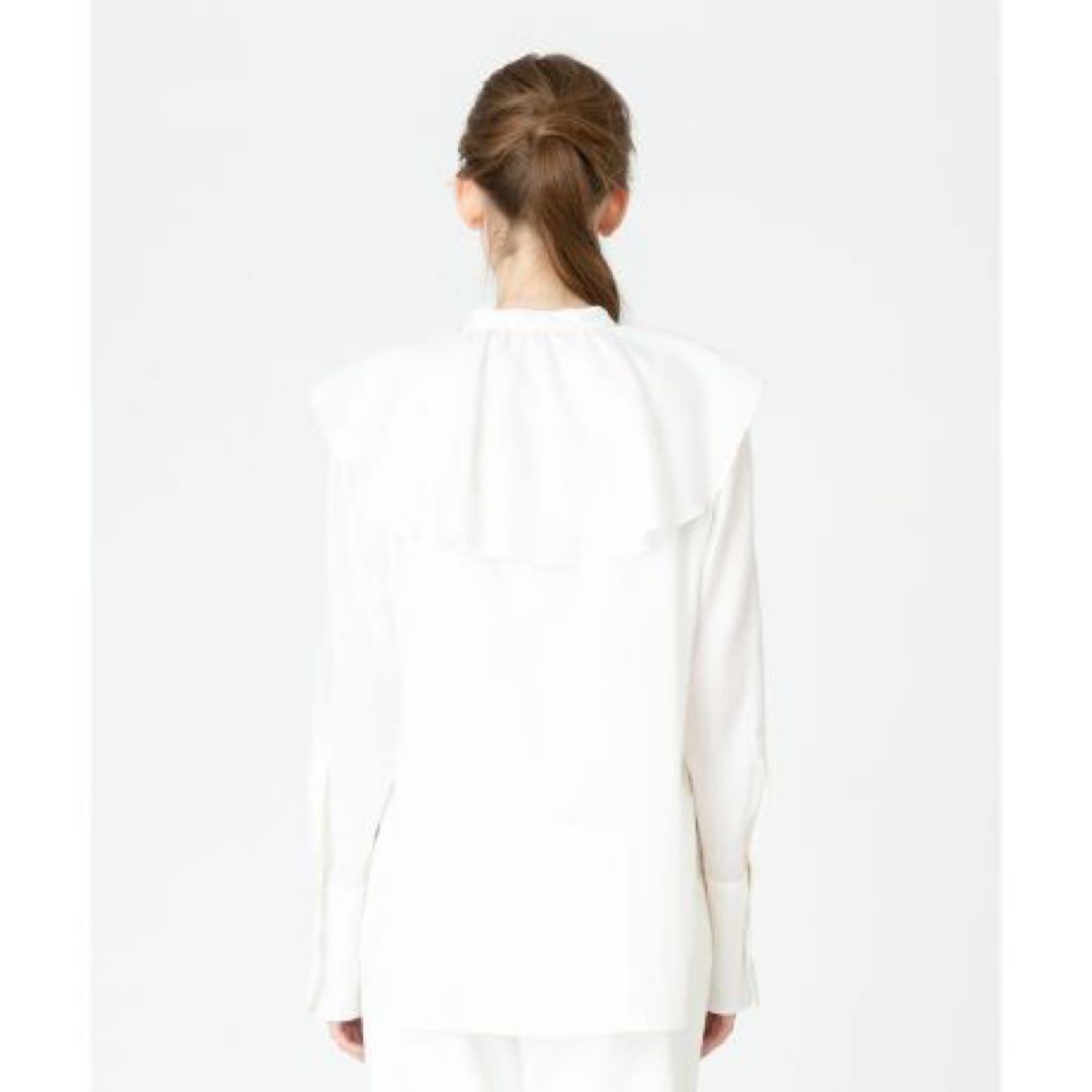 アルアバイル　ツイルラッフルスラッシュブラウス