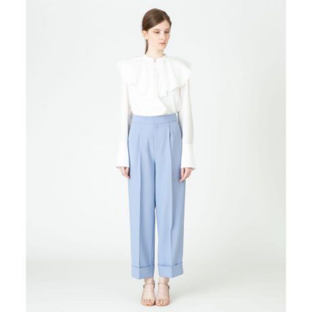 アルアバイル　ツイルラッフルスラッシュブラウス