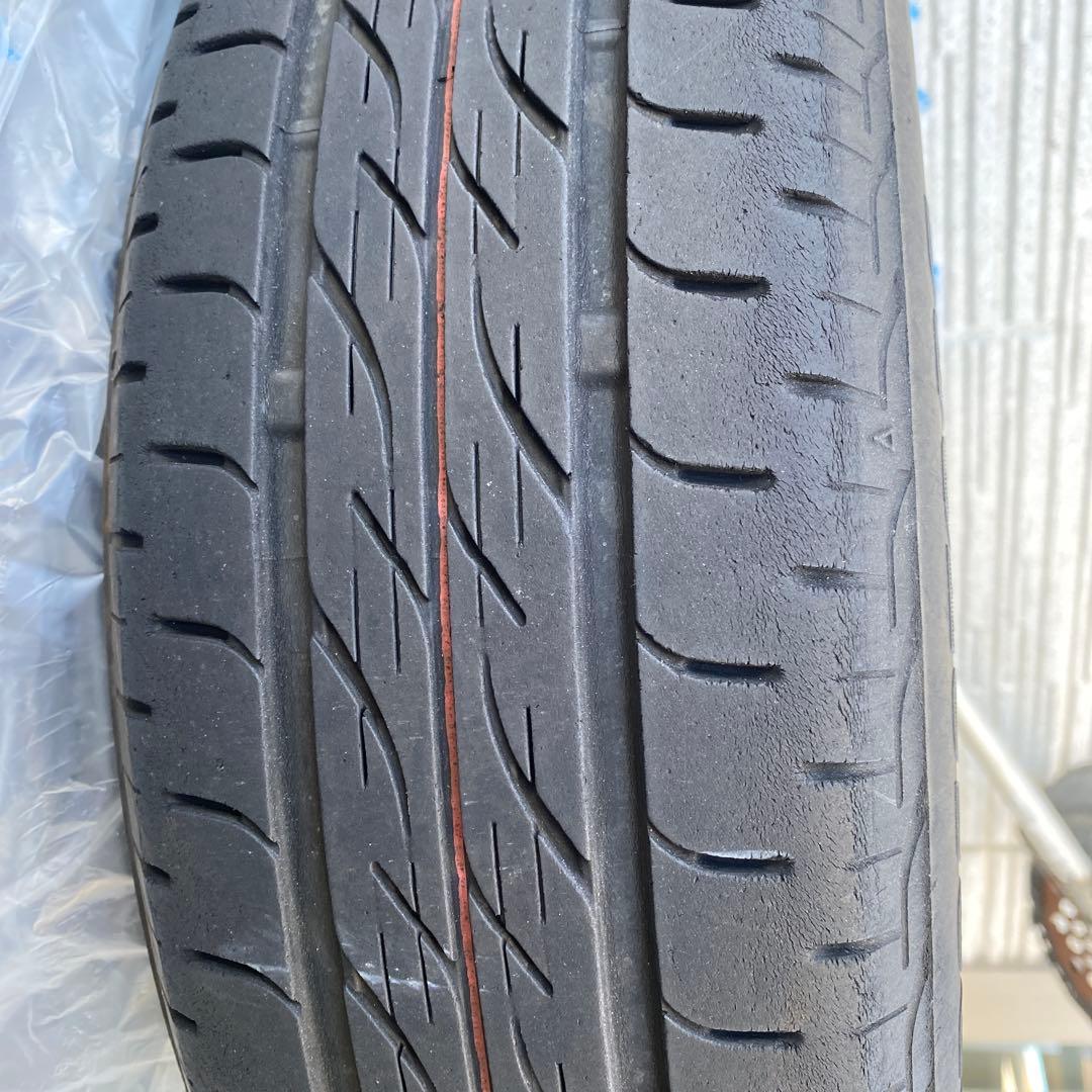 ダイハツタント　ノーマルブリヂストンタイヤ純正ホイール4本セット15565r14